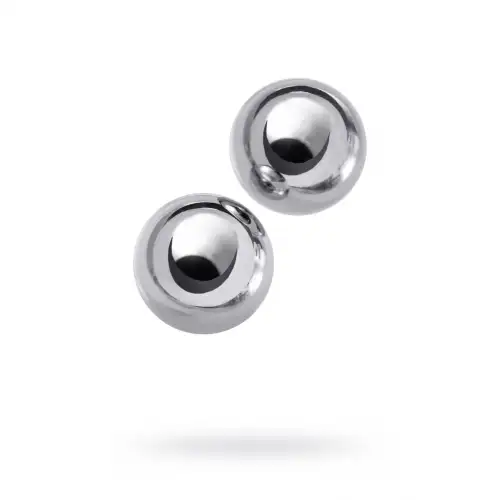 Фото Metal by TOYFA Вагинальные шарики Metal by TOYFA, металл, серебряные, Ø 2,5 см