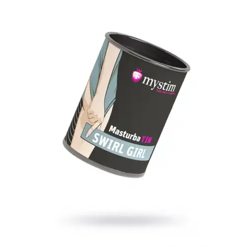 Фото MYSTIM Мастурбатор Mystim MasturbaTIN Swirl Gir, TPE, белый, 4,5 см