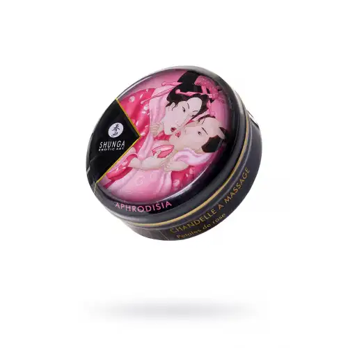 Фото Shunga, Канада Массажное аромамасло в виде свечи Shunga «Афродизия. Лепестки роз» (Aphrodisia. Rose Petals), 30 м