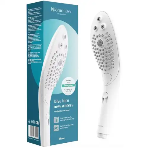 Фото Womanizer, Германия Насадка для душа Womanizer Wave белая