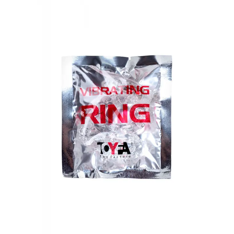 Изображение TOYFA Basic Виброкольцо на пенис TOYFA Basic, TPE, прозрачный