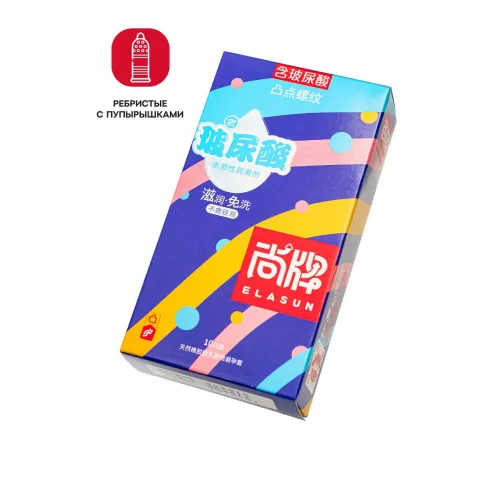Фото Elasun, Китай Презервативы Elasun Ribbet and dotted,10 шт
