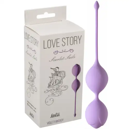Изображение  Вагинальные шарики Love Story Scarlet Sails Violet Fantasy