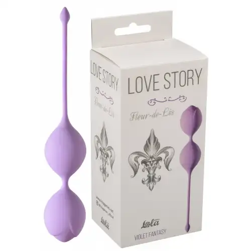 Изображение Lola Toys, Россия Вагинальные шарики Love Story Fleur-de-lisa Violet fantasy фиолетовые