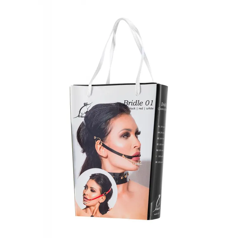 Изображение Me Seduce, Польша Уздечка декоративная Me Seduce Queen of hearts, красная, OS