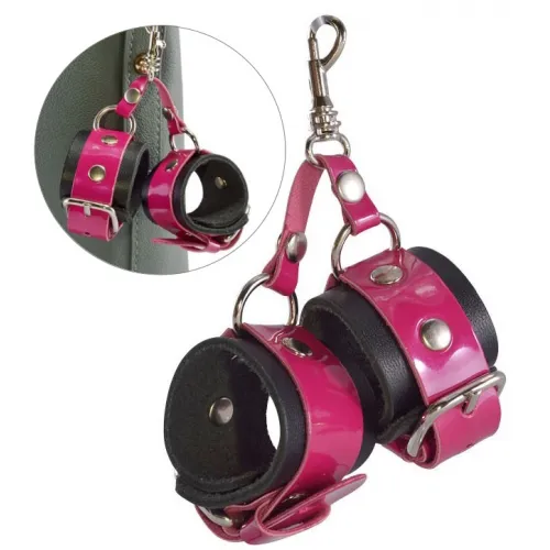 Изображение  Брелок-наручники из натуральной кожи Sitabella