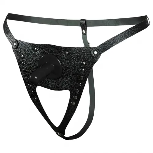 Sitabella, Россия Трусики для страпона с заклепками из натуральной кожи со штырьком Sitabella — купить в Минске Изображение Sitabella, Россия Трусики для страпона с заклепками из натуральной кожи со штырьком Sitabella