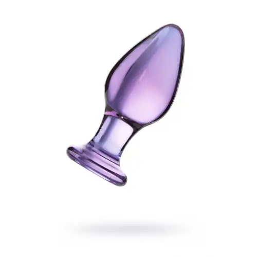 Изображение Sexus Glass Анальная втулка Sexus Glass, стекло, фиолетовая, 10 см, Ø 4 см