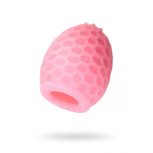 Фото A-toys by TOYFA Мастурбатор A-Toys by TOYFA Pufl, розовый, ТРЕ, 6 см Ø 2,7 см