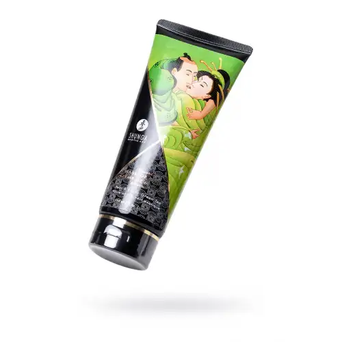 Изображение Shunga, Канада Массажный крем для тела Shunga «Груша и зеленый чай» (Pear&Exotic Green Tea), съедобный, 200мл