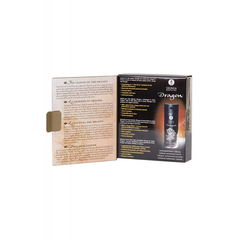 Фото Shunga toys, Канада Интимный крем-лубрикант для мужчин Shunga «Дракон» (Dragon), эффект «ледяного огня», 60 мл