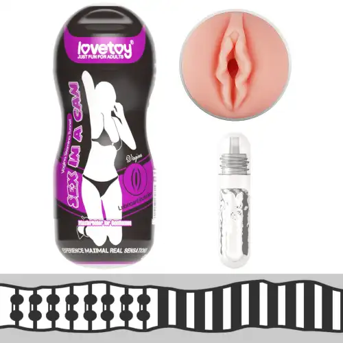 Фото Lovetoy, Китай Мастурбатор в колбе Sex In A Can Vagina Stamina Tunnel