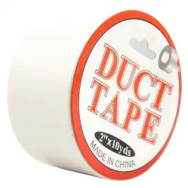 Бондажный скотч Duct Tape белый 15 м