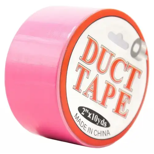 KISSEXPO Бондажный скотч Duct Tape розовый 15 м — купить в Минске Фото KISSEXPO Бондажный скотч Duct Tape розовый 15 м