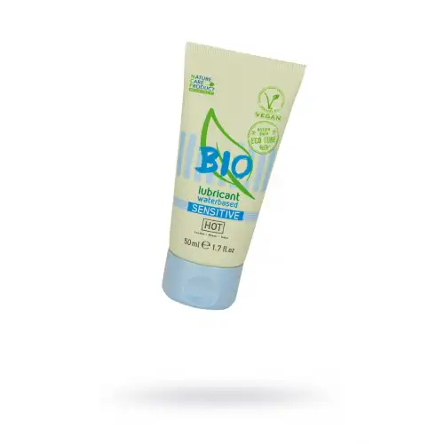 Hot Productions, Австрия Интимный гель-лубрикант HOT Bio Sensitive на водной основе, для чувствительной кожи, 50 мл — купить в Минске Изображение Hot Productions, Австрия Интимный гель-лубрикант HOT Bio Sensitive на водной основе, для чувствительной кожи, 50 мл