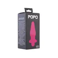 Фото  Анальная втулка TOYFA POPO Pleasure, TPR, розовая, 13,6 см