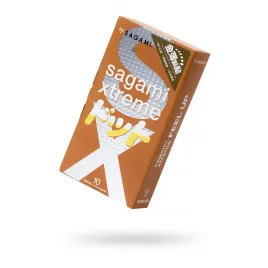 Презервативы Sagami, xtreme, feel up, латекс, 19 см, 5,3 см, 10 шт.