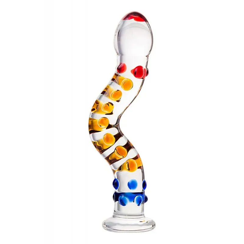 Фото Sexus Glass Нереалистичный фаллоимитатор Sexus Glass, стекло, прозрачный, 20 см