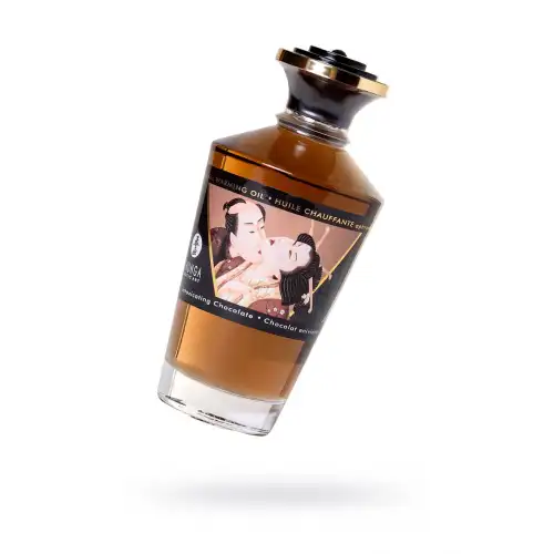 Фото Shunga, Канада Масло массажное для тела Shunga «Пьянящий шоколад» (Intoxicating Chocolate), разогревающее, 100 мл