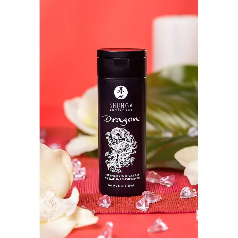 Фото Shunga toys, Канада Интимный крем-лубрикант для мужчин Shunga «Дракон» (Dragon), эффект «ледяного огня», 60 мл