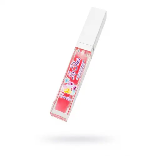 Фото  Блеск для губ возбуждающий Eromantica «La fleur» со вкусом Pina colada, 10 мл