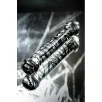 Изображение Sexus Glass Двусторонний фаллоимитатор Sexus Glass, стекло, прозрачный, 20,5 см