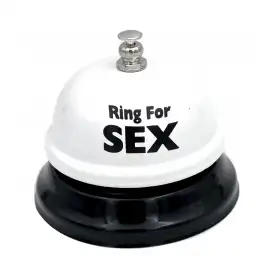 Звонок настольный Ring For Sex белый