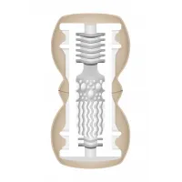 Фото MensMax Мастурбатор нереалистичный MensMax Smart Gear GOLD, TPE, белый, 15 см