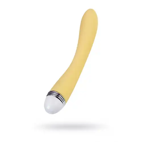Фото Flovetta by toyfa, Китай Нереалистичный вибратор Flovetta Calla, силикон, желтый, 22 см