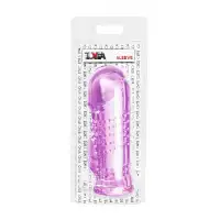 TOYFA Basic Насадка на пенис с дополнительной стимуляцией TOYFA Basic, TPE, фиолетовый, 13 см — купить в Минске Изображение TOYFA Basic Насадка на пенис с дополнительной стимуляцией TOYFA Basic, TPE, фиолетовый, 13 см