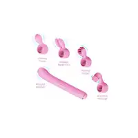 Otouch, Китай Вибратор со сменными насадками OTOUCH Magic Stick S1 Plus, силикон, фиолетовый, 21,3 см — купить в Минске Фото Otouch, Китай Вибратор со сменными насадками OTOUCH Magic Stick S1 Plus, силикон, фиолетовый, 21,3 см