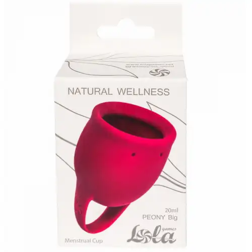 Фото Lola Toys, Россия Менструальная чаша Natural Wellness Peony Wine Red 20 мл