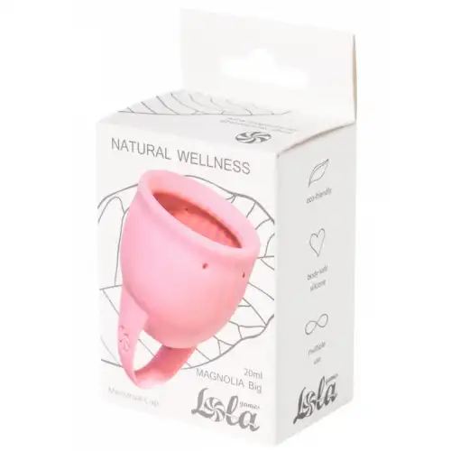 Фото Lola Toys, Россия Менструальная чаша Natural Wellness Magnolia Light Pink 20 мл