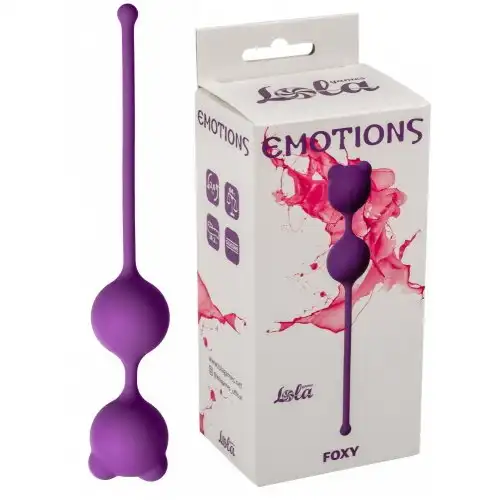 Lola Toys, Россия Фиолетовые вагинальные шарики Emotions Foxy — купить в Минске Фото Lola Toys, Россия Фиолетовые вагинальные шарики Emotions Foxy