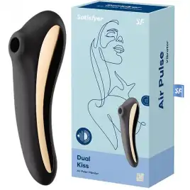Вакуумно-волновой вибратор Satisfyer Dual Kiss черный