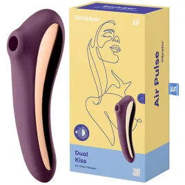 Вакуумно-волновой вибратор Satisfyer Dual Kiss фиолетовый