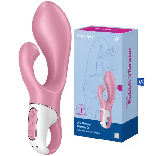Изображение Satisfyer, Германия Расширяющийся вибратор с клиторальным стимулятором Satisfyer Air Pump Bunny 2