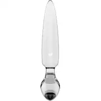 Satisfyer, Германия Стеклянный стимулятор 3 в 1 Satisfyer Triple Crystal 1 прозрачный 21 см Satisfyer, Германия Стеклянный стимулятор 3 в 1 Satisfyer Triple Crystal 1 прозрачный 21 см