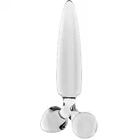 Satisfyer, Германия Стеклянный стимулятор 3 в 1 Satisfyer Triple Crystal 1 прозрачный 21 см Satisfyer, Германия Стеклянный стимулятор 3 в 1 Satisfyer Triple Crystal 1 прозрачный 21 см