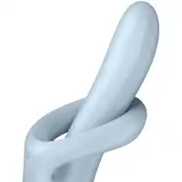 Satisfyer, Германия Вибратор-ротатор для зоны G с клиторальным стимулятором и с функцией нагрева Satisfyer Heat Flex 4 голубой