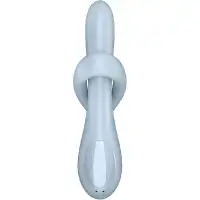 Satisfyer, Германия Вибратор-ротатор для зоны G с клиторальным стимулятором и с функцией нагрева Satisfyer Heat Flex 4 голубой