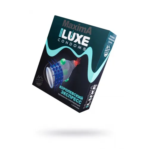 Фото Luxe Презервативы Luxe Maxima Королевский экспресс №1, 18 см