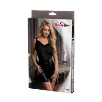 Изображение Candy Girl, Гонконг Платье с открытой спиной Candy Girl Coco, Wetlook, черный, OS