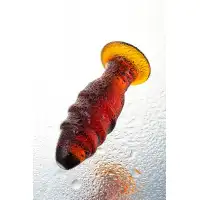 Изображение Sexus Glass Анальная втулка Sexus Glass, стекло, коричневая, 12,5 см, Ø 4 см