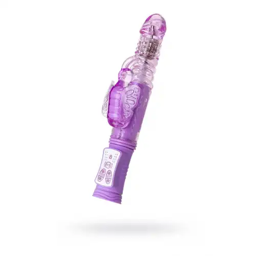A-toys by TOYFA Вибратор с клиторальным стимулятором A-Toys by TOYF Serk High-Tech fantasy, TPE, фиолетовый, 24,5 см — купить в Минске Фото A-toys by TOYFA Вибратор с клиторальным стимулятором A-Toys by TOYF Serk High-Tech fantasy, TPE, фиолетовый, 24,5 см