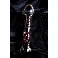 Фото Sexus Glass Двусторонний фаллоимитатор Sexus Glass, стекло, прозрачный, 21 см