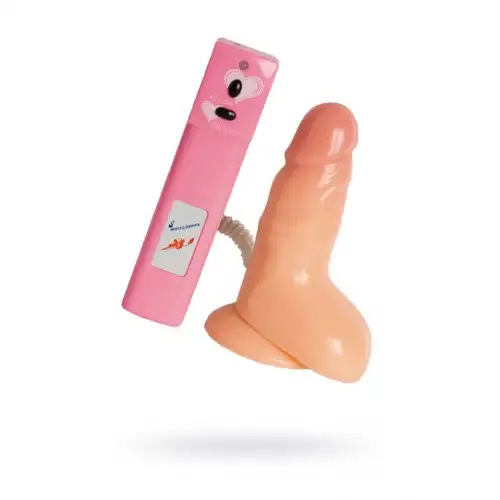 Изображение TOYFA Basic Вибратор TOYFA, PVC, телесный, 12 см