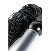 Изображение Theatre by TOYFA Флоггер TOYFA Theatre с резиновыми хвостами, черный, 26 см