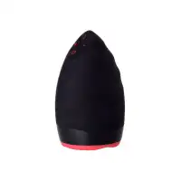 TOYFA Basic Перезаряжаемый мастурбатор Lava с подогревом, силикон, черный, 13 см (в пакете)
