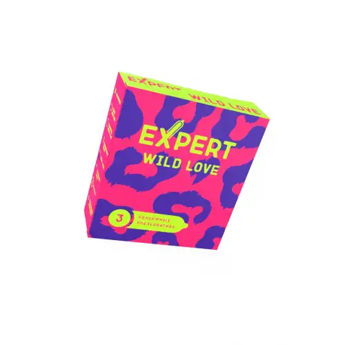 Изображение  Презервативы EXPERT Wild Love, микс ,3шт
